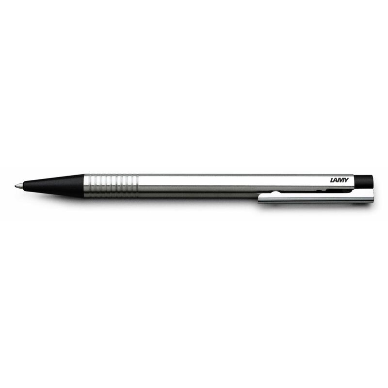 LAMY Logo Ballpoint Stainless Steel Black image number 0